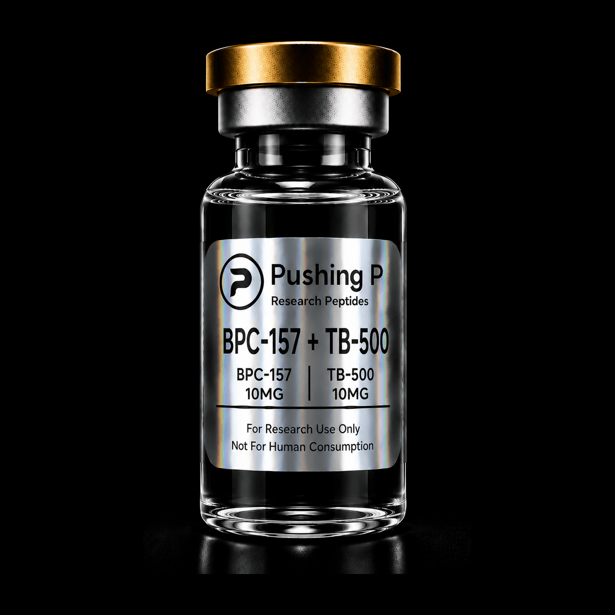 Pushing P Labs Wolverine Stack BPC-157 10mg + TB-500 10mg vial